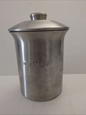 Gevalia Stainless Steel Coffee Canister - Silver